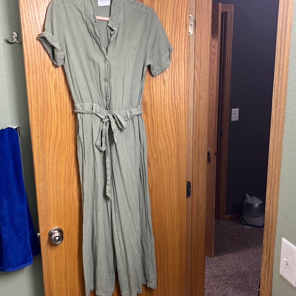 Size Large Green Jumpsuit